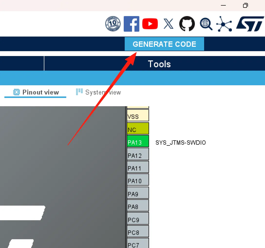 图3-4 生成程序代码